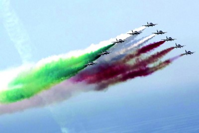 Le Frecce Tricolori (Foto di Angela Platania)