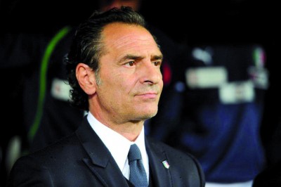 Il Commissario Tecnico della Nazionale Italia di Calcio Cesare Prandelli