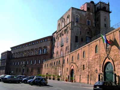 Palazzo dei  Normanni a Palermo sede dell'Assemblea Regionale Siciliana