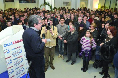 L'intervento di Enzo Bianco per l'inaugurazione di Casa Catania