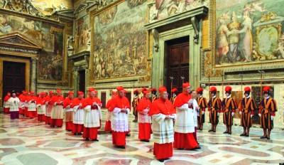 L'apertura del Conclave del 2005