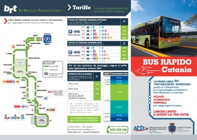 La brochure del servizio Brt