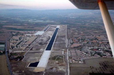 La pista dell'aeroporto di Comiso