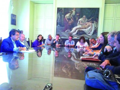 L'incontro sull'editoria a Palazzo degli Elefanti