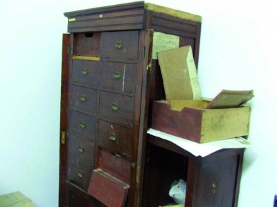 L'interno dell'Archivo Storico di Acireale