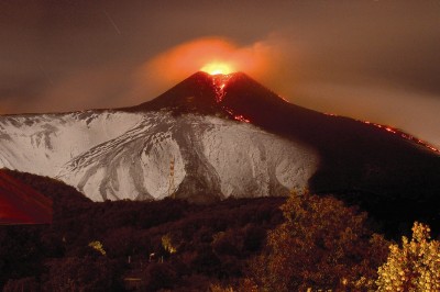 Uno scatto dellultimo parossimo dellEtna (foto Angela Platania)